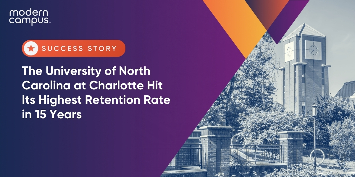 The University of North Carolina at Charlotte Hit Its Highest Retention Rate in 15 Years